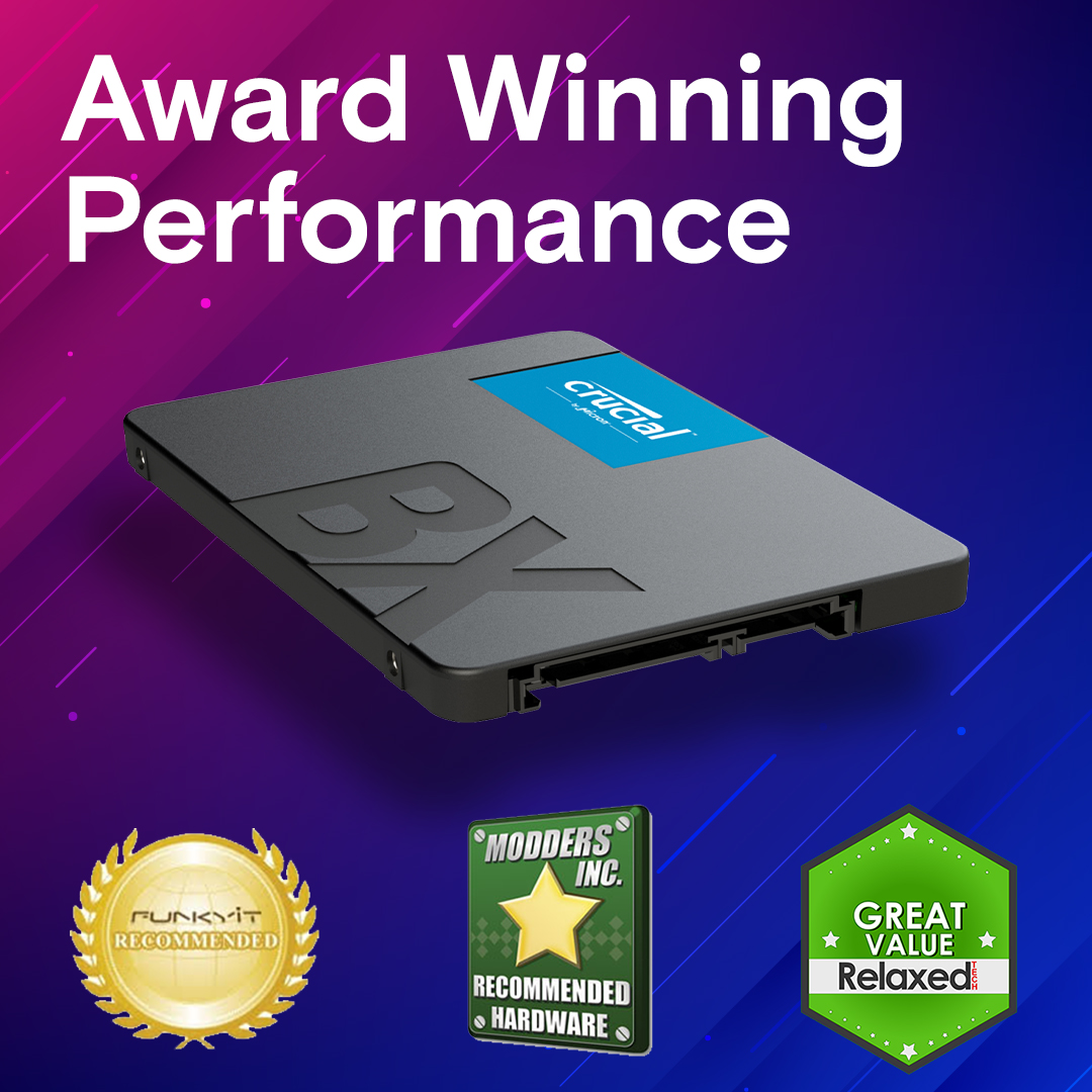 Crucial BX500 500GB 3D NAND SATA 2.5-inch SSD | CT500BX500SSD1 | Crucial EU