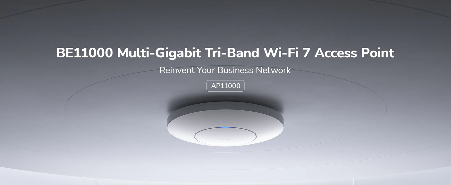 BE11000 Multi-Gigabit Tri-band Wi-Fi 7 Mesh Access Point, AP11000 1.0 – Cudy