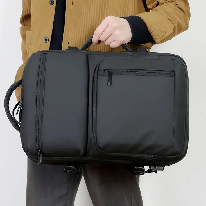 Expandable Business Travel Backpack With USB Charging Port, Water-Resistant Fabric, 15.6 Inch Laptop Compatibility, 20–30cm Expansion, Ergonomic Mesh Back, Multi-Compartment Carry-On Design