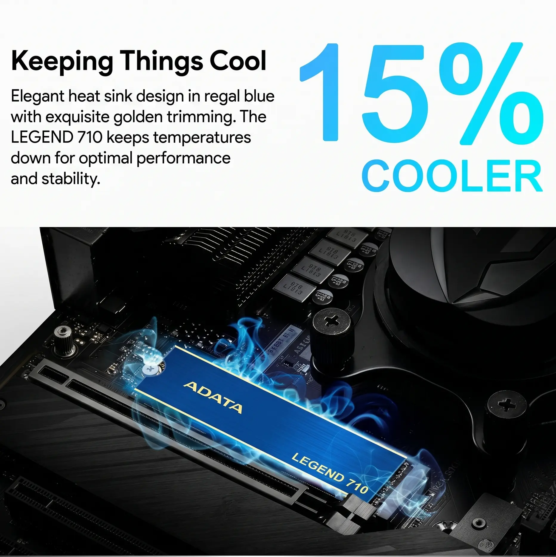 ADATA Legend 710 512GB M.2 2280 NVMe PCIe 3.0 SSD, Up To 2,400/1,800MB/s, 3D NAND, NVMe 1.4, HMB, AES 256-Bit Encryption, No Heatsink | Expert-Zone
