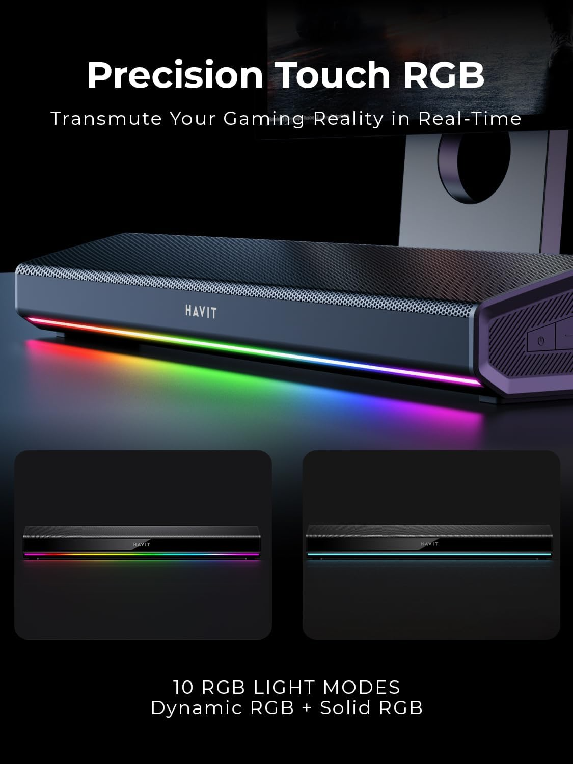Havit SK770BT Gaming Speaker for Desktop PC, Bluetooth 5.3 ...