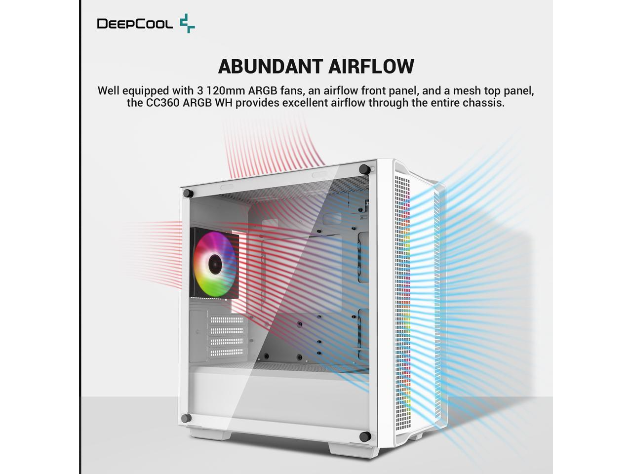 DeepCool CC360 WH Mini tower White Casing Price in BD | RYANS