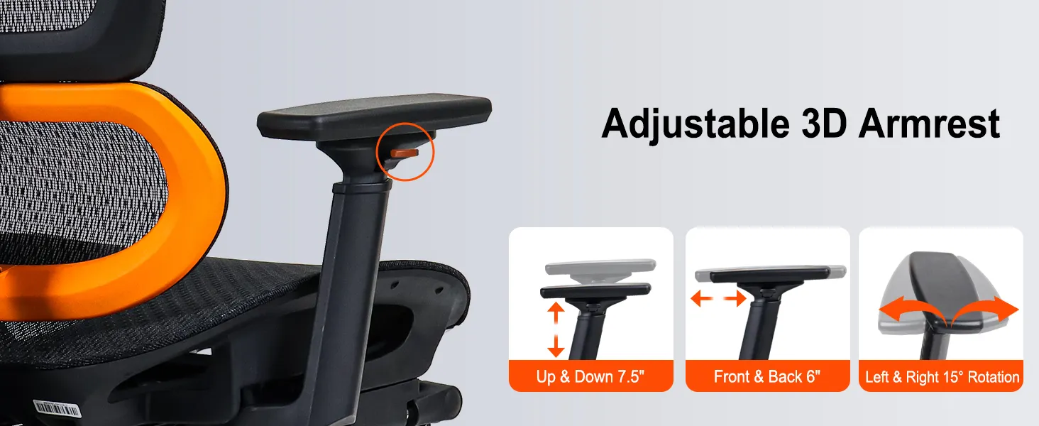 CHR31 Breathable Ergonomic Gaming E-Sport Chair with Footrest