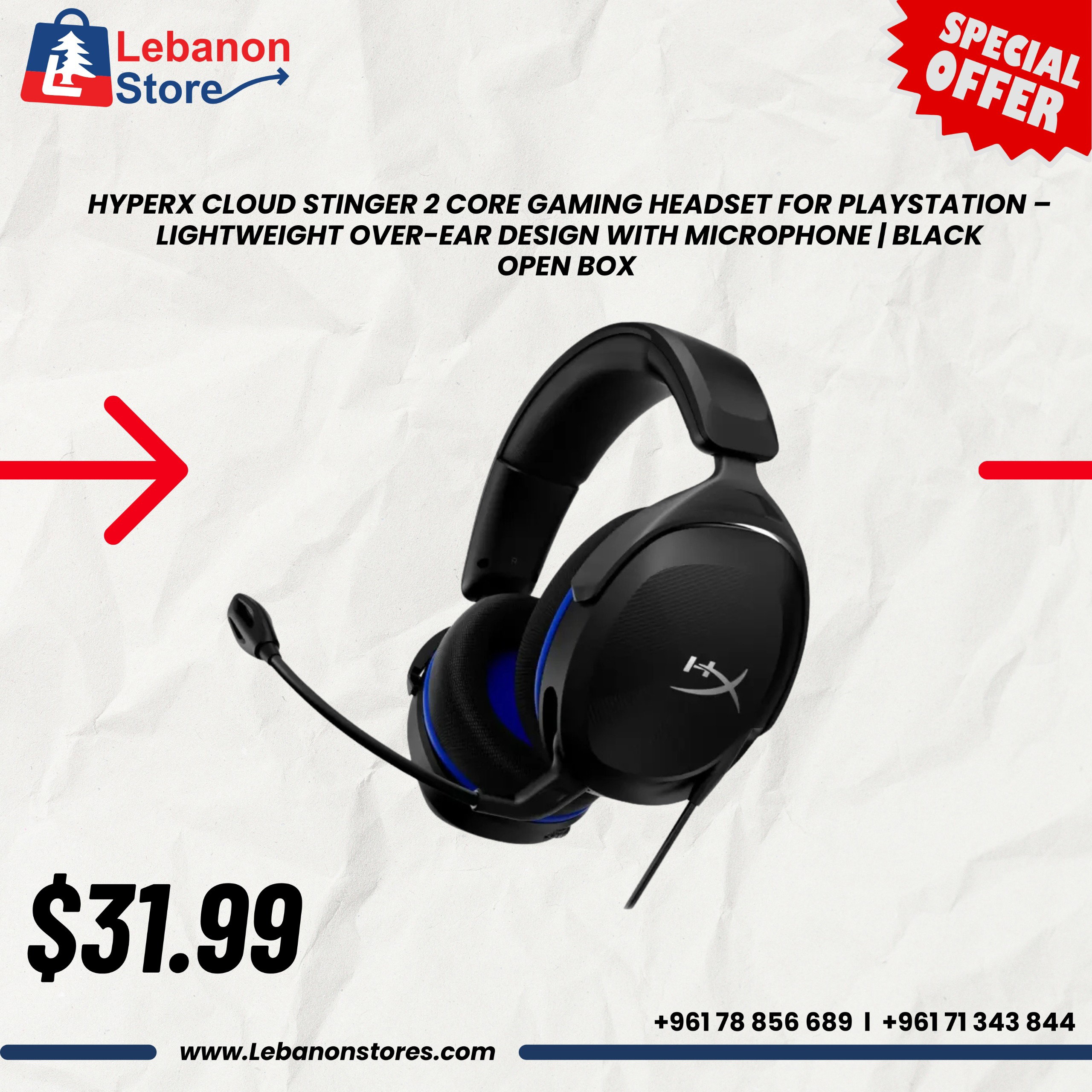 HyperX Cloud Stinger 2 Core Wired