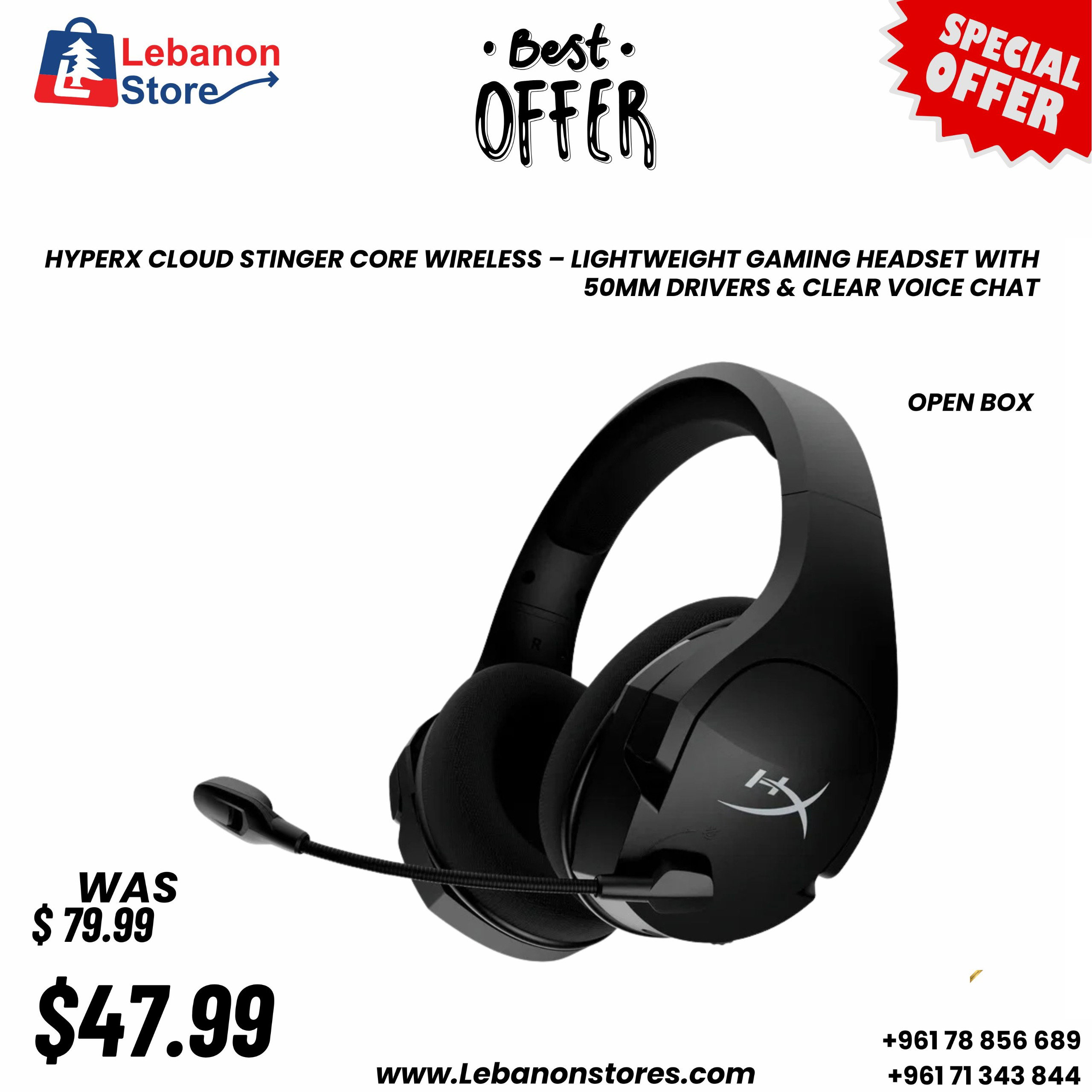 HyperX Cloud Stinger Core Wireless