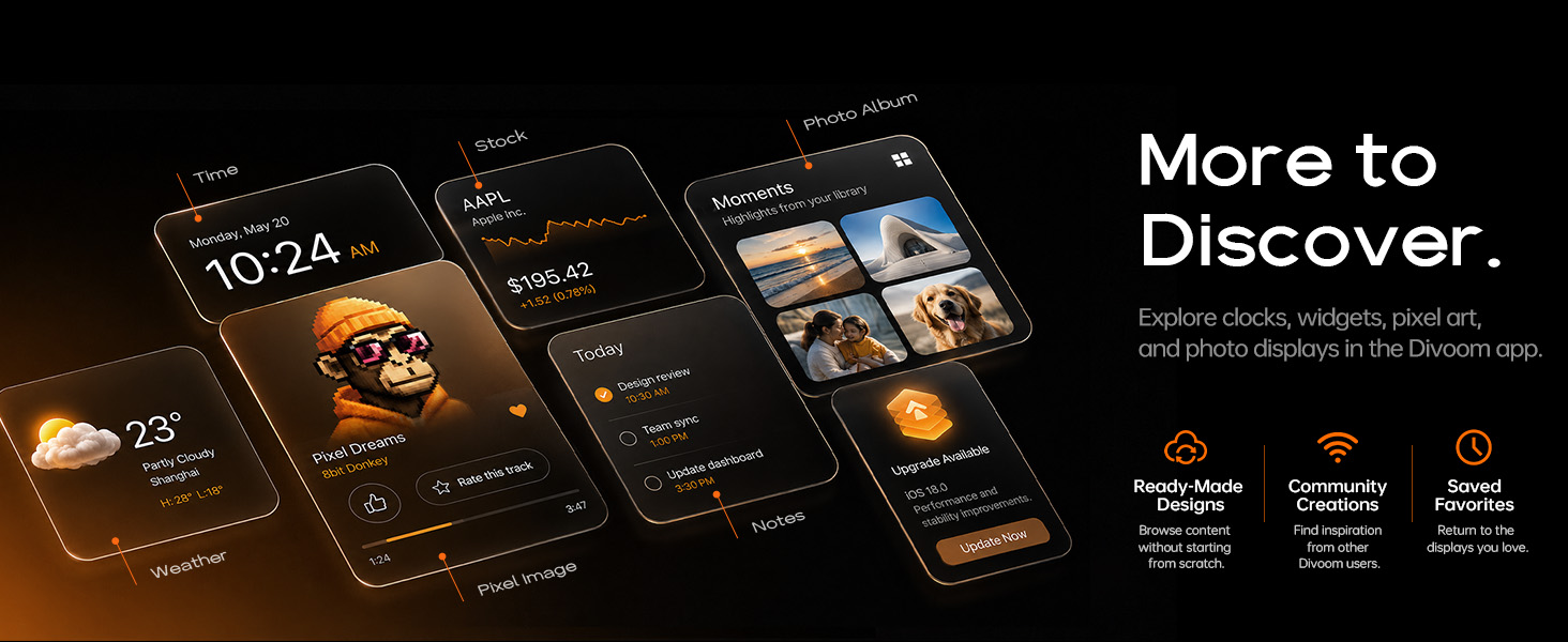 divoom times frame-divoom app