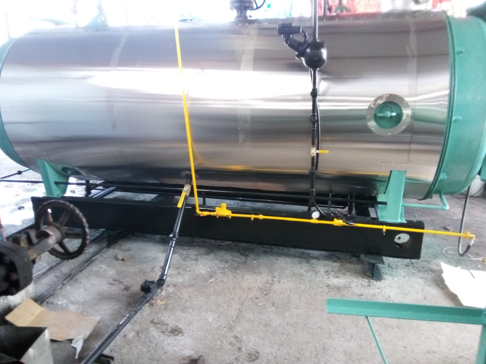 Enchaquetamiento Acero Inox Caldera 150HP Vapor