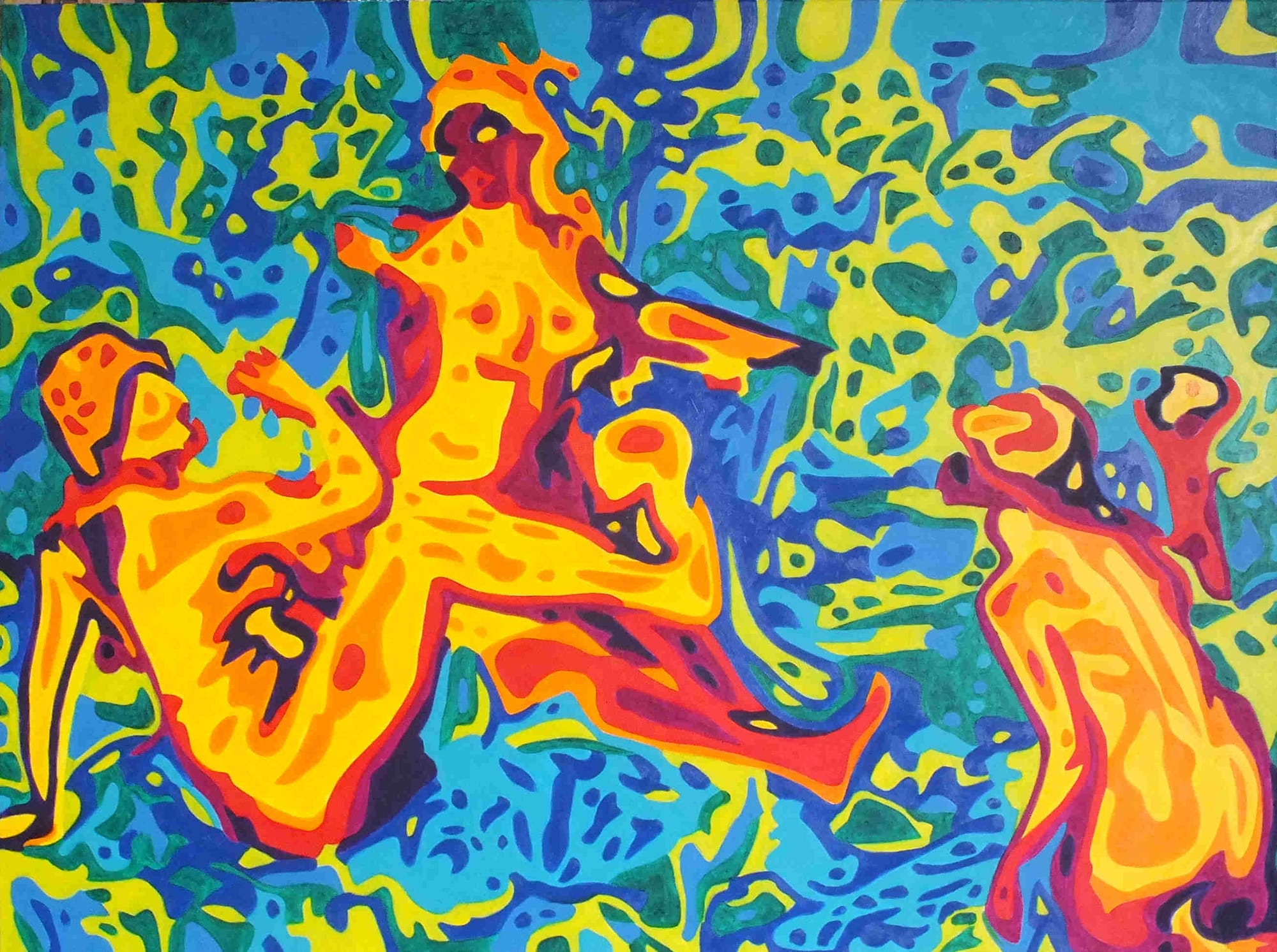 1494- Avril 2026 - "Les baigneuses à la fontaine. Auguste, vient, elle est bonne !!"