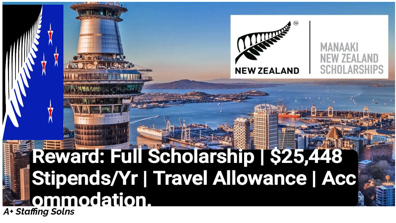 Manaaki New Zealand Scholarships 2026 (Apply Now)