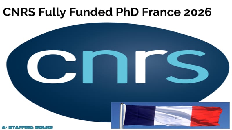 CNRS Fully Funded PhD France 2026