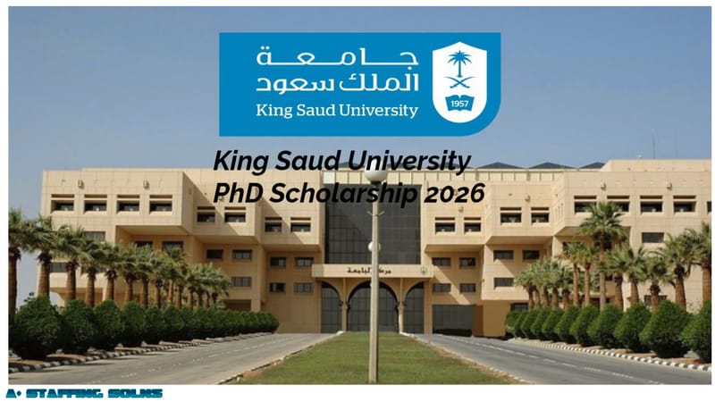 King Saud University PhD Scholarship 2026
