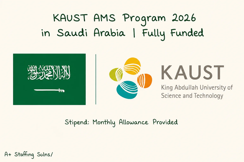 KAUST AMS Program 2026 in Saudi Arabia | Fully Funded Applied Mathematics School