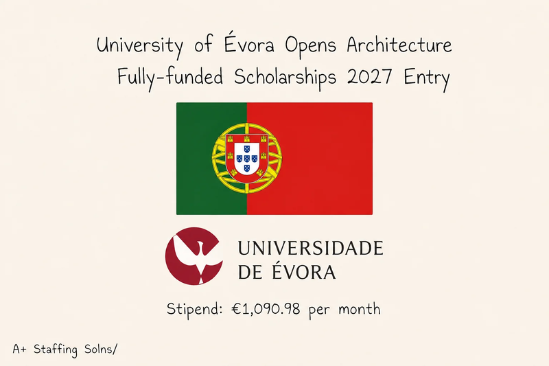 University of Évora Architecture Scholarships 2027