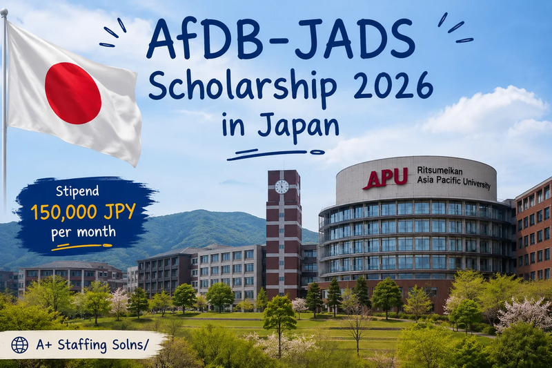 AfDB-JADS Scholarship 2026 in Japan | Fully Funded Opportunity