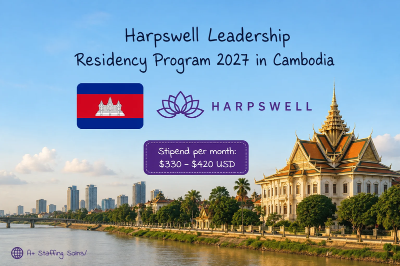 Harpswell Leadership Residency 2027 in Cambodia | Fully Funded Opportunity