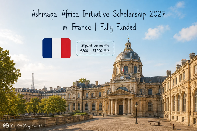 Ashinaga Africa Initiative Scholarship 2027 in France | Fully Funded