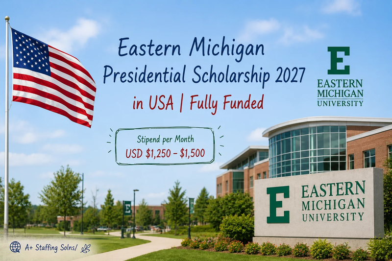 Eastern Michigan Presidential Scholarship 2027 | Fully Funded Opportunity USA