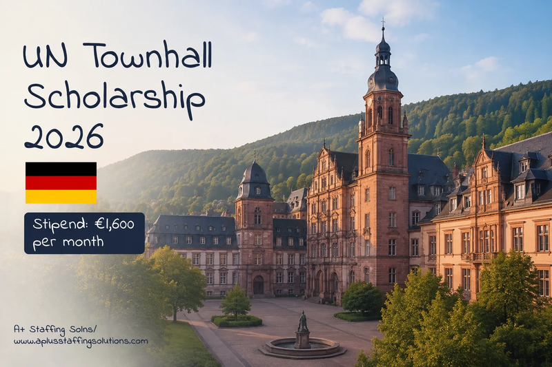 UN Townhall Scholarship 2026 in Germany | Apply Now