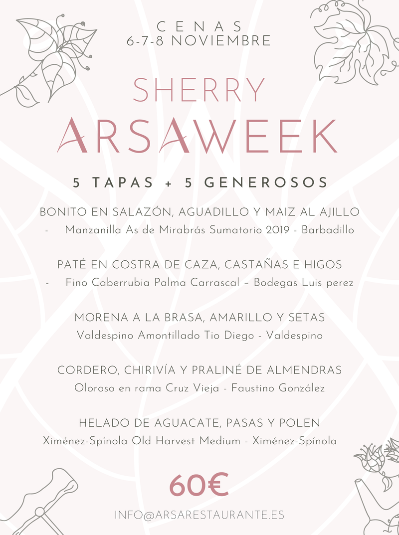 ARSA SHERRY WEEK