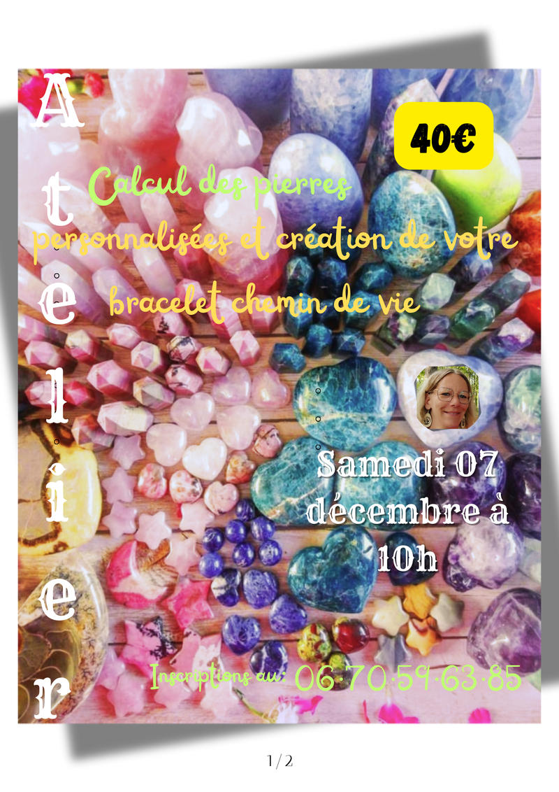 Atelier bracelet chemin de vie