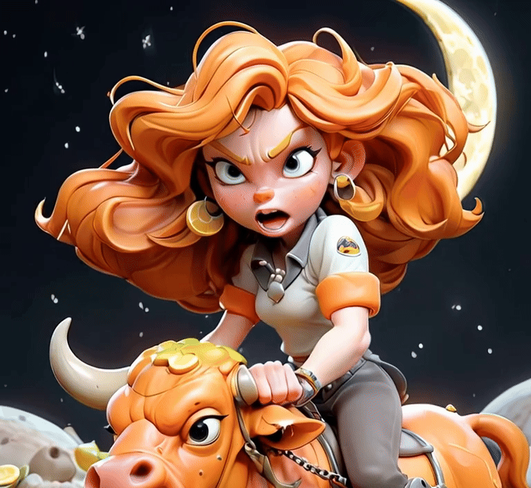 'To the moon and never back'