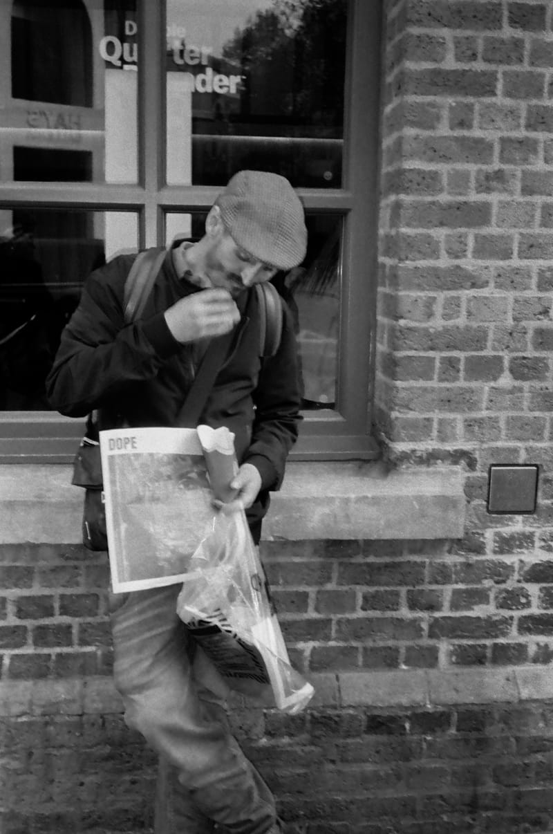 Shot with Ilford HP5 Black and White Plus 400 (35mm)