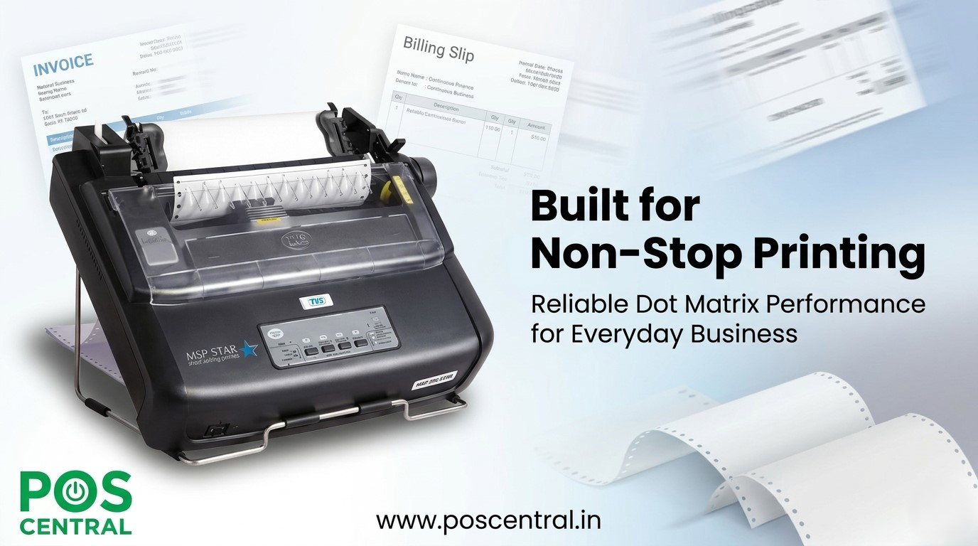 TVS MSP 250 STAR Dot Matrix Printer with reliable performance