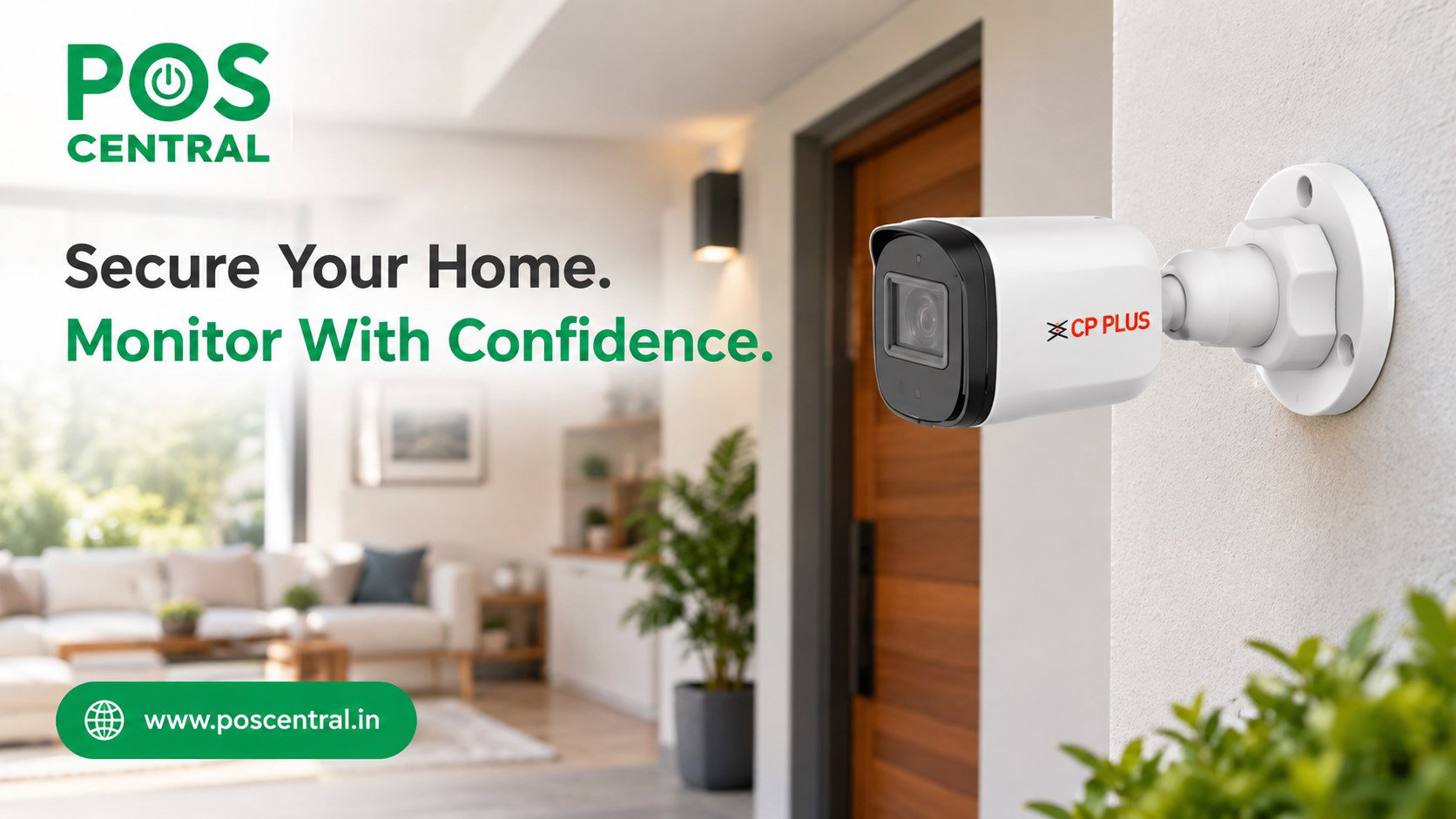 Wireless security camera for modern home security monitoring