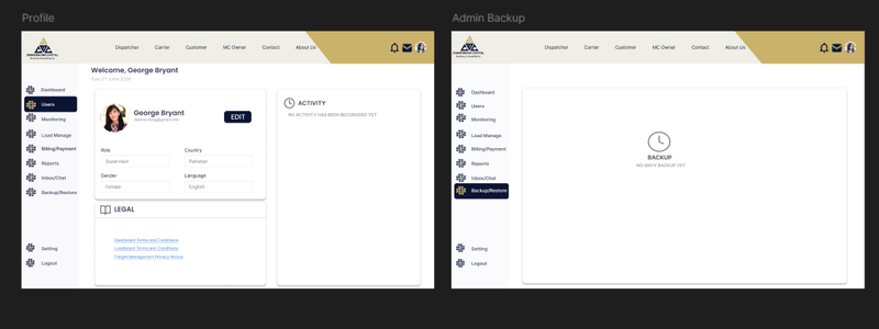 Innovative Freight Management Solutions | UI/UX Designer