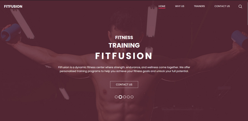  FitFusion Gym Management System 