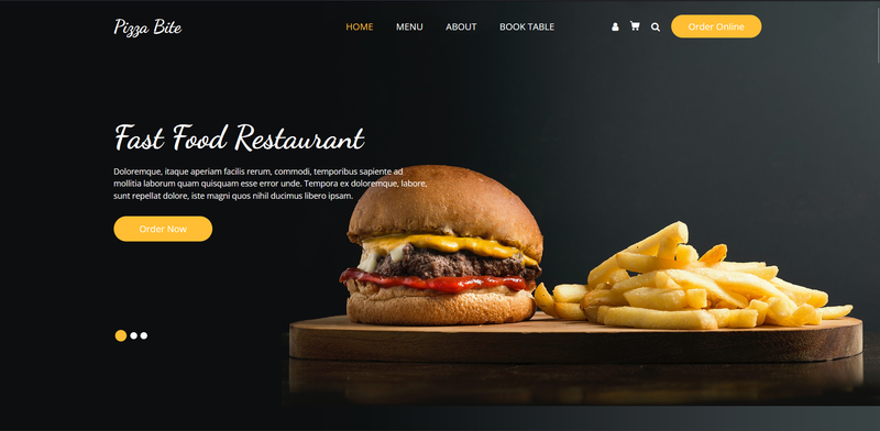  Pizza Bite Website