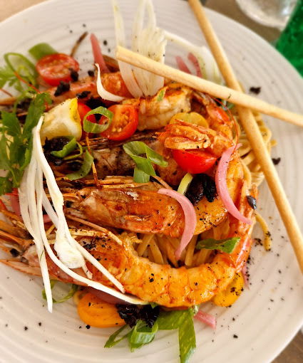 Linguines aux Gambas