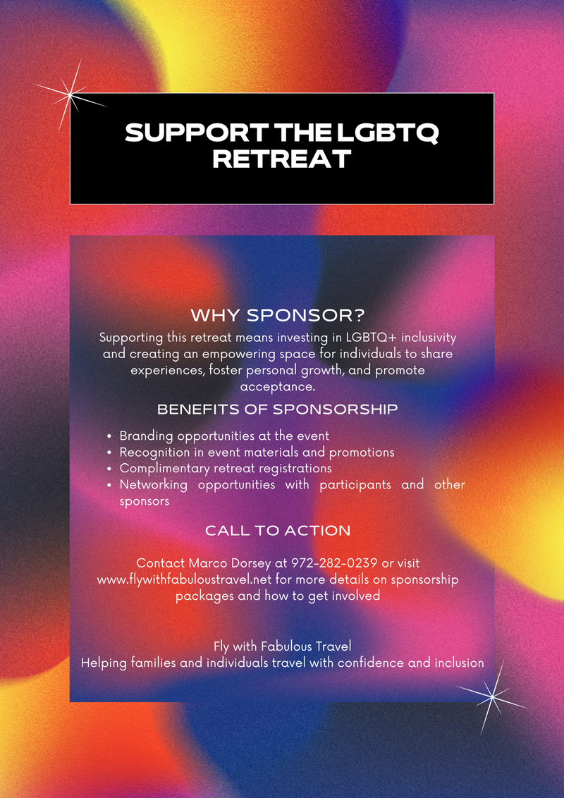Annual LGBTQ Retreat Sponsorship Opportunity