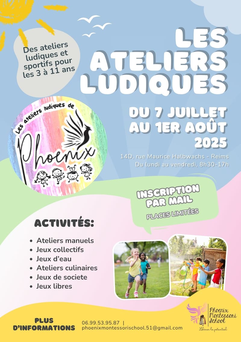 Ateliers ludiques de Juillet 2025