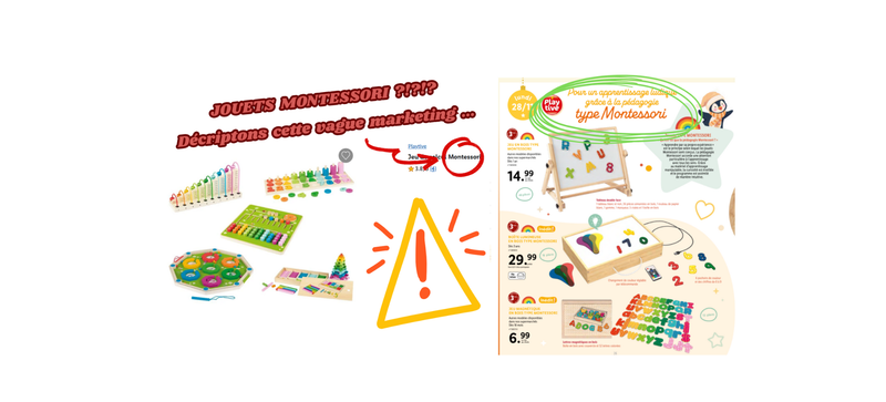 Attention aux jouets dits "Montessori": ce qu'il faut vraiment savoir.