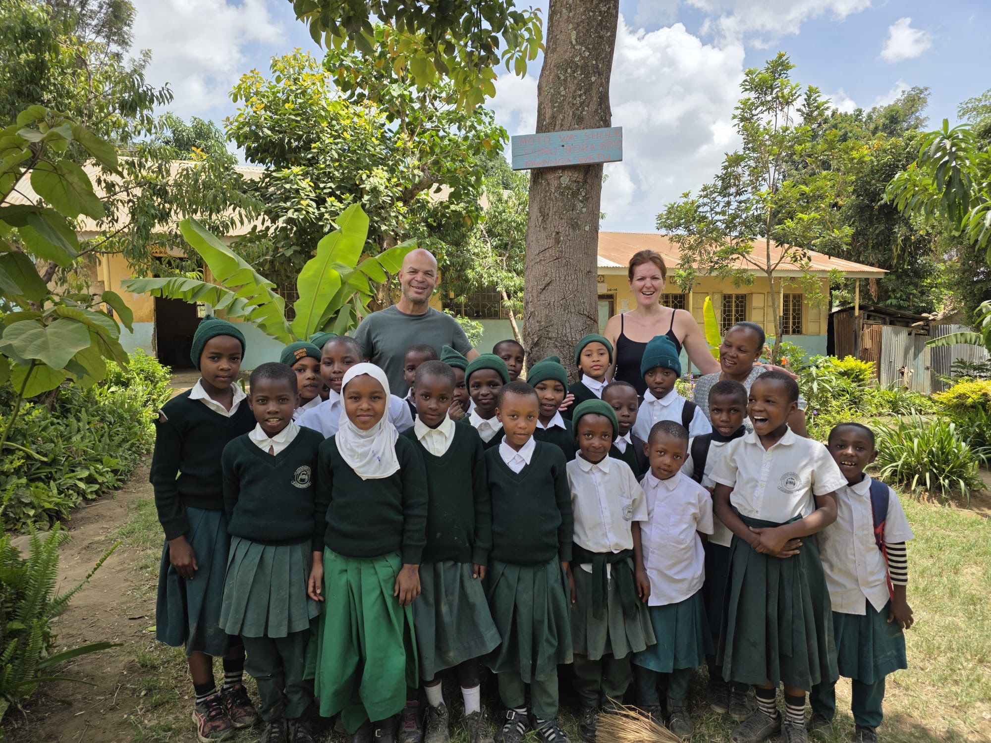 Volunteer trip to meet our sponsored children