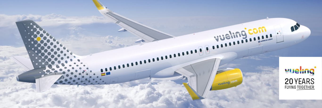 20 AÑOS VOLANDO FELIZ ANIVERSARIO VUELING!