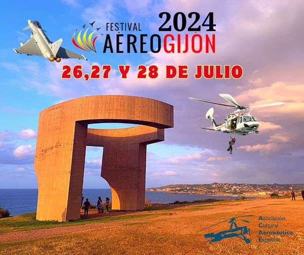 FESTIVAL AÉREO GIJÓN 2024 CITA OBLIGADA !