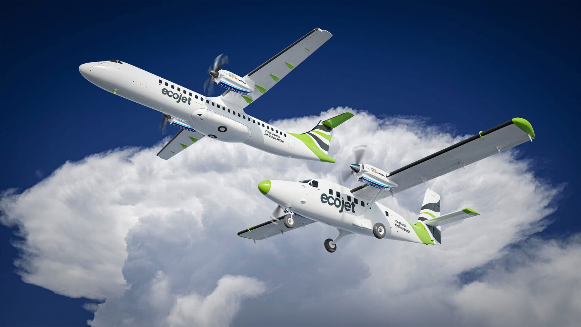 Ecojet y ZeroAvia pioneras en tecnología de vuelo con cero emisiones