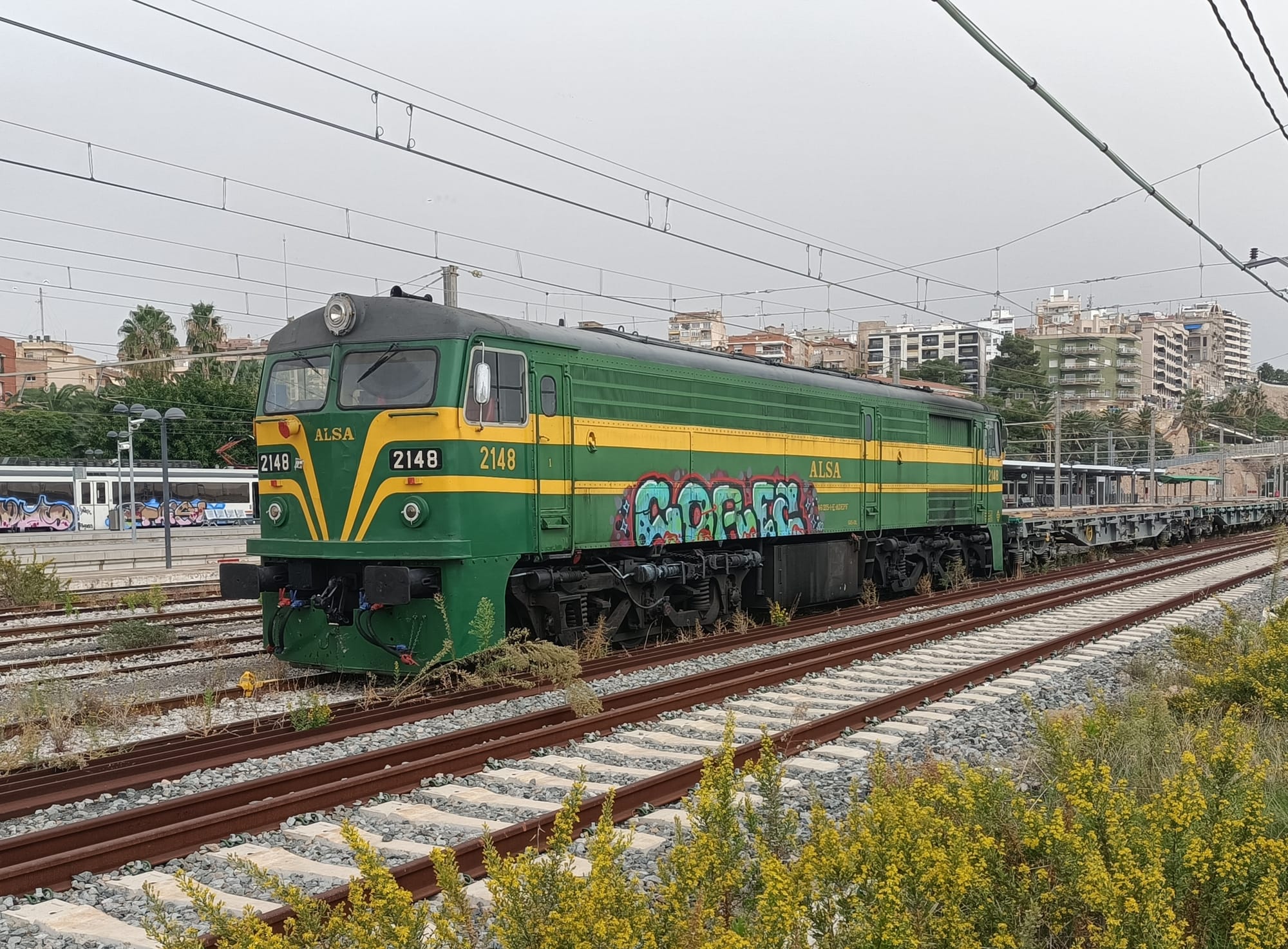 LOCOMOTORA ALCO SERIE 321 DE ALSA