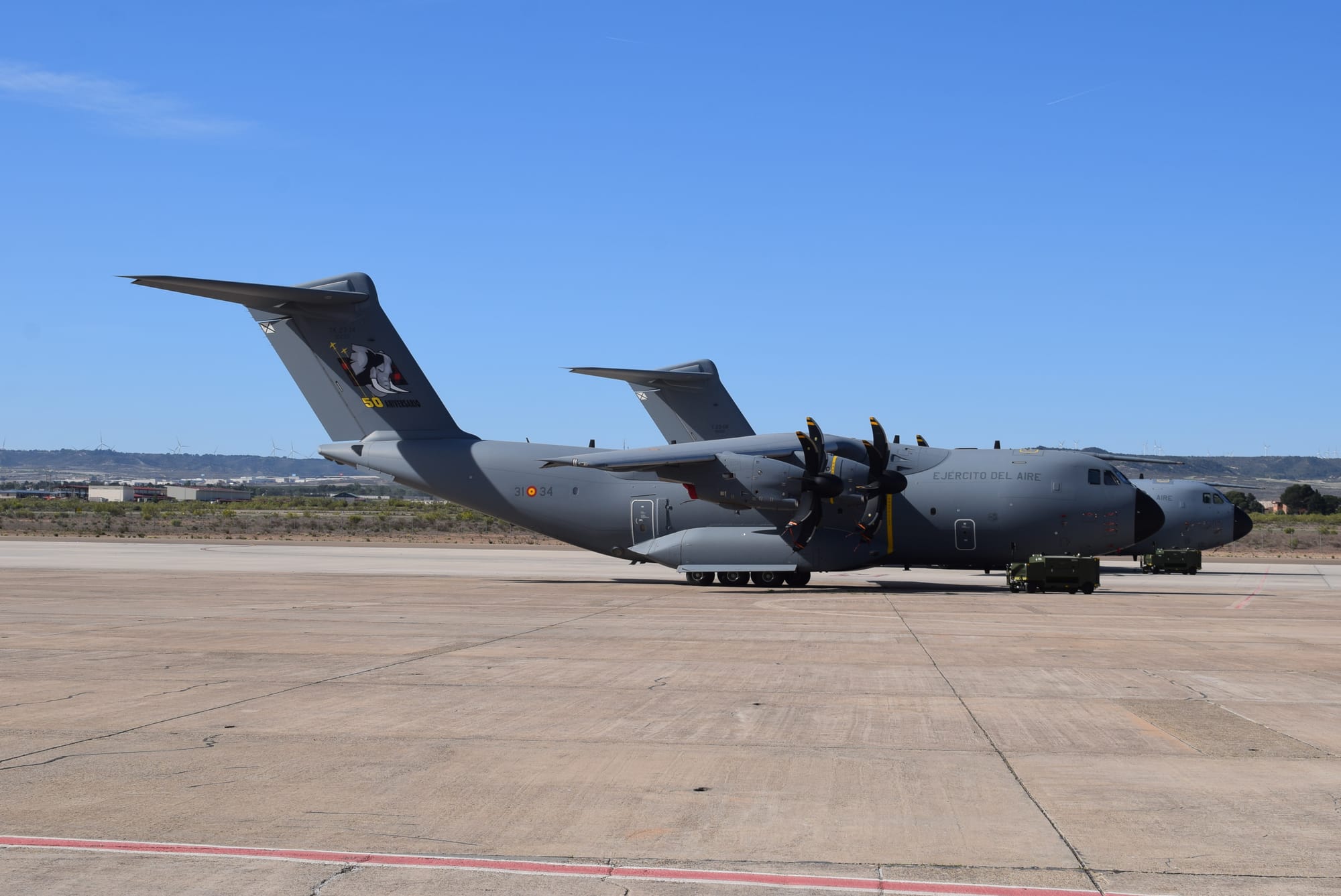 PREPARATIVOS CURSO EUROPEO TRANSPORTE AÉREO 24-04