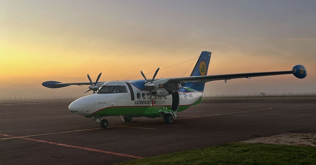 UZBEKISTÁN AIRWAYS RECIBE SU TERCER LET L-410