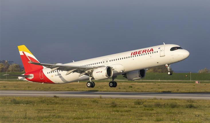 IBERIA ESTRENA SU NUEVO A321XLR EN LA RUTA TRANSOCEÁNICA MADRID-BOSTON