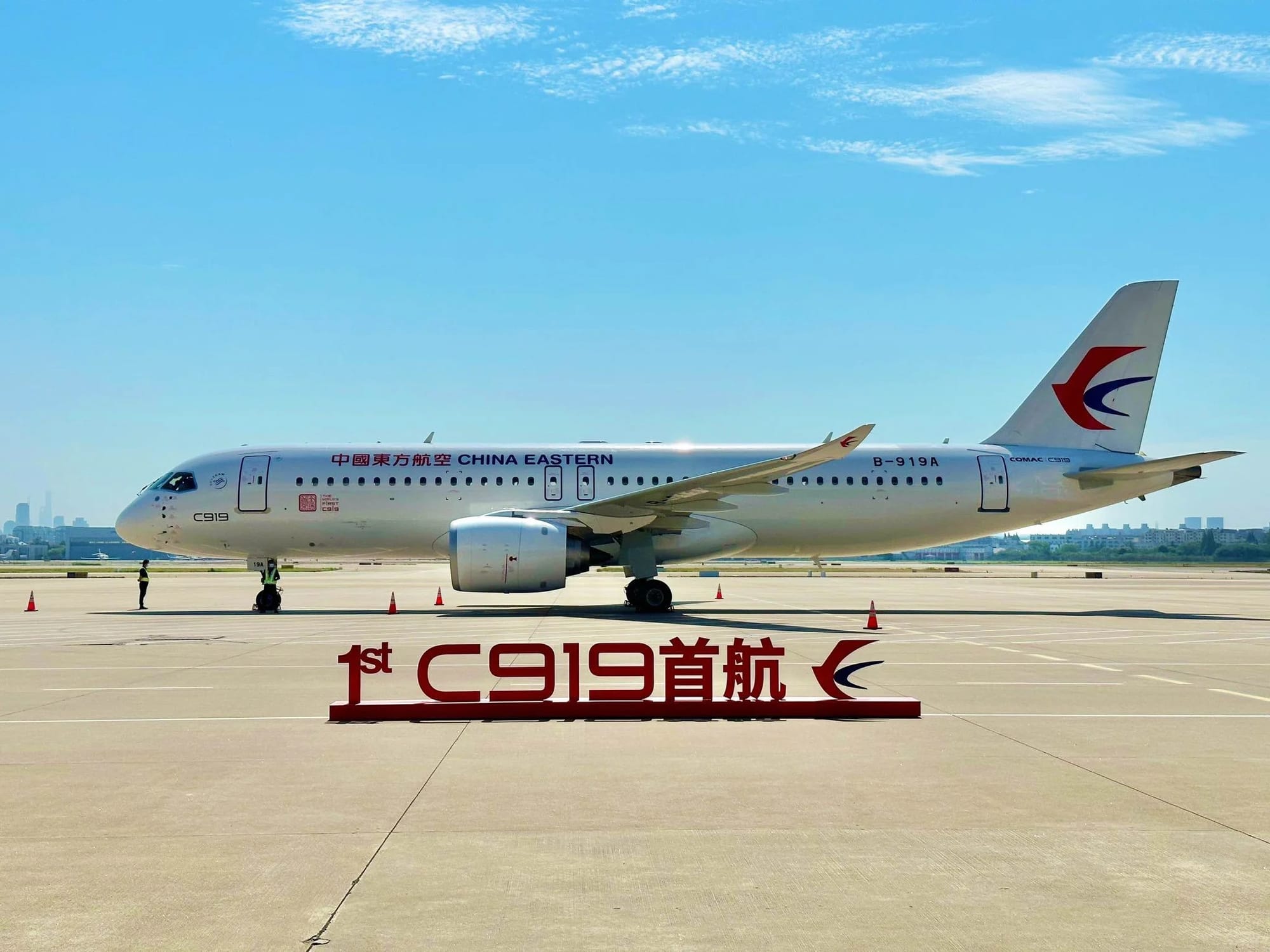 CHINA EASTERN ABRE NUEVAS RUTAS FUERA DE CHINA CON EL C919