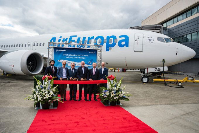 AIR EUROPA RECIBE SU PRIMER BOEING 737 MAX.