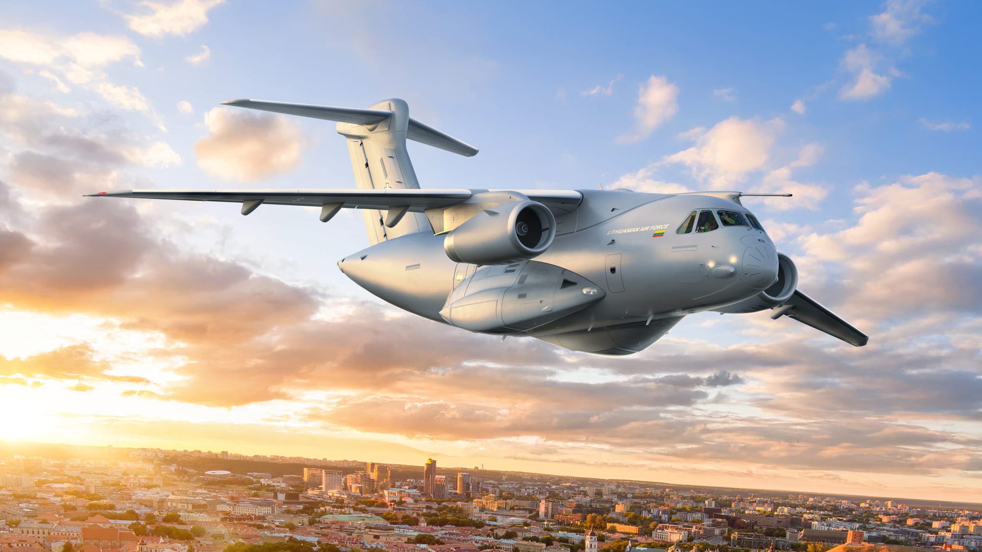 LITUANIA HA ELEGIDO EL AVIÓN DE TRANSPORTE C-390 MILLENNIUM DE EMBRAER PARA REFORZAR SU PREPARACIÓN MILITAR.