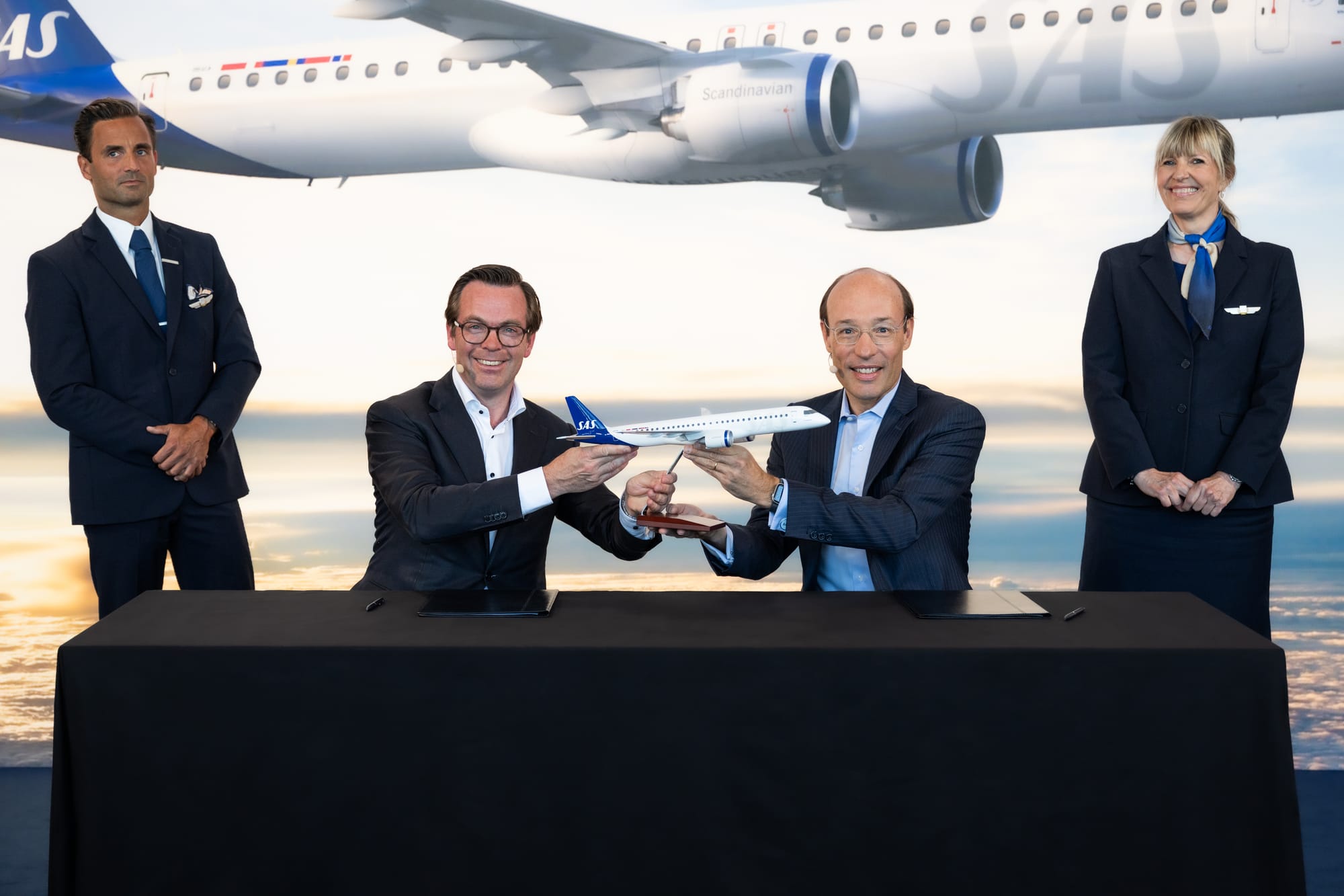 SAS REALIZA PEDIDO RECORD DE 55 AVIONES EMBRAER PARA IMPULSAR EL CRECIMIENTO FUTURO Y LA CONECTIVIDAD REGIONAL.