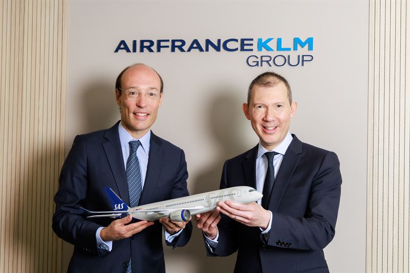 AIR FRANCE-KLM SE CONVIERTE EN ACCIONISTA MAYORITARIO DE SAS.