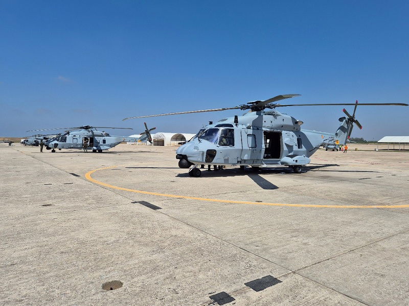 LA FLOTILLA DE AERONAVES DE LA ARMADA RECIBE LOS DOS PRIMEROS HELICÓPTEROS NH-90 MSPT ‘SABLE’