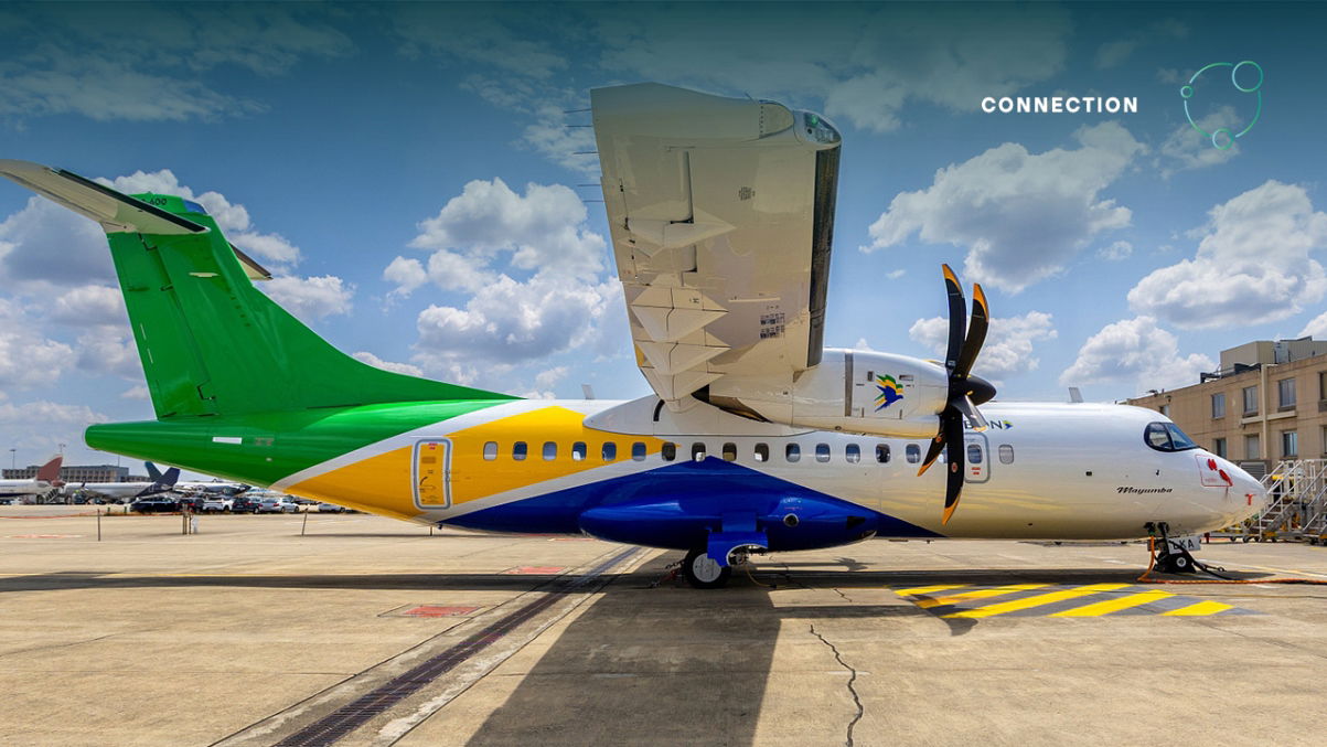 FLYGABON RECIBE EL PRIMER ATR 42-600 Y SE CONVIERTE EN LA FLOTA MÁS JOVEN DE ÁFRICA.